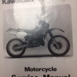 Kawasaki 1990 KDX200 Service Manual Supplement 